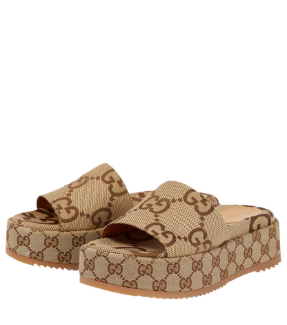 Luxus high Damen Slides